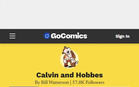 Calvin and Hobbes status preview image