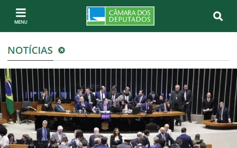 Câmara dos Deputados Brasil status preview image