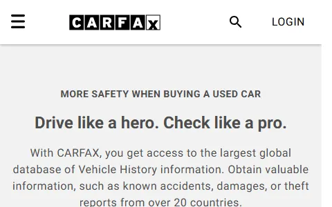 CARFAX status preview image