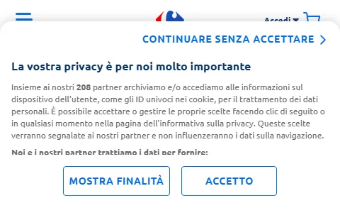Carrefour Italy status preview image