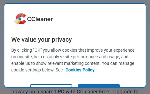 CCleaner status preview image