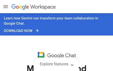 chat.google.com status preview image