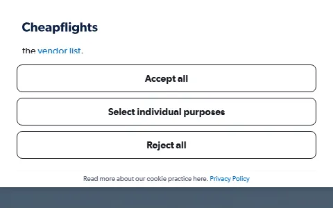 Cheapflights status preview image