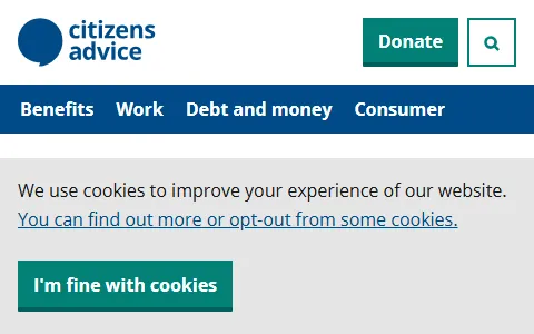 Citizens Advice status preview image