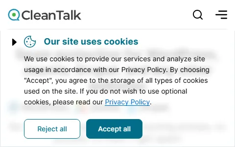 CleanTalk status preview image