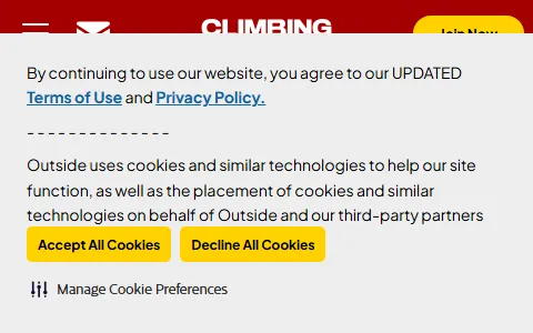 Climbing status preview image