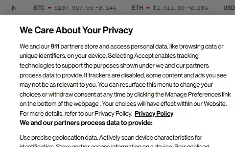 CoinDesk status preview image