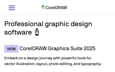 CorelDRAW status preview image