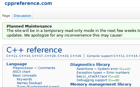 cppreference status preview image