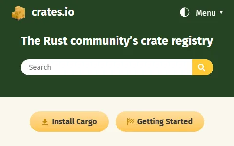 Crates.io status preview image