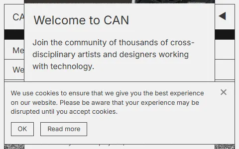 Creative Applications Network status preview image