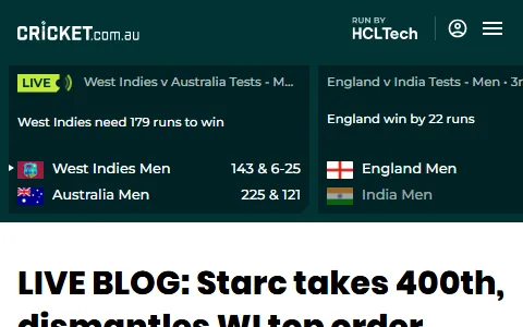 Cricket Australia status preview image