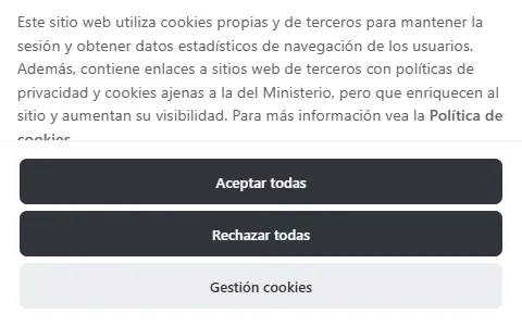 Ministerio de Cultura Spain status preview image