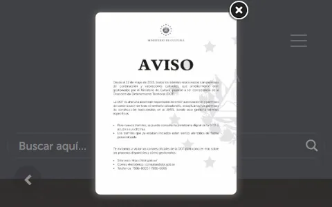 Ministerio de Cultura El Salvador status preview image
