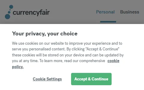 CurrencyFair status preview image