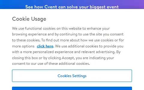 Cvent status preview image
