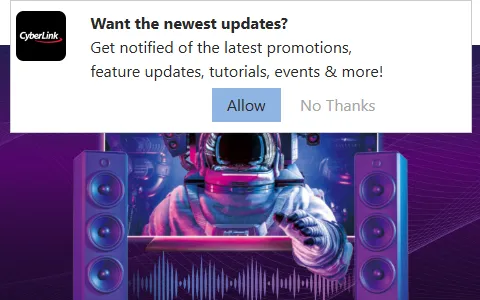 CyberLink status preview image