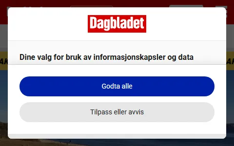 Dagbladet status preview image