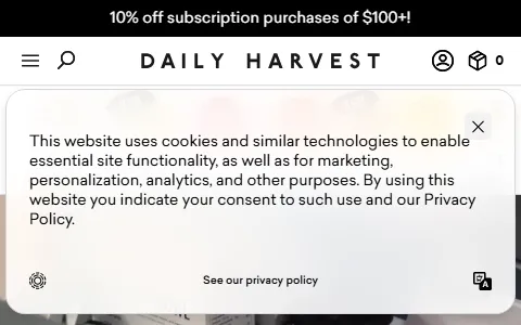 Daily Harvest status preview image
