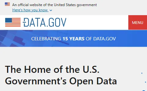 Data.gov status preview image
