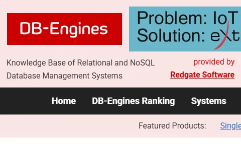 DB-Engines status preview image