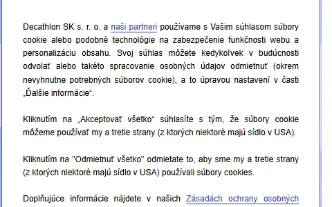 Decathlon Slovakia status preview image