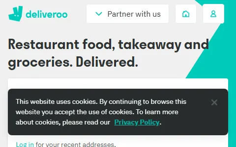 Deliveroo UAE status preview image