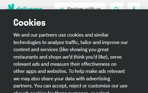 Deliveroo UK status preview image