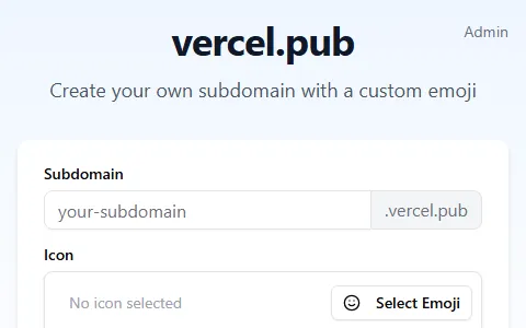Demo.vercel.pub status preview image