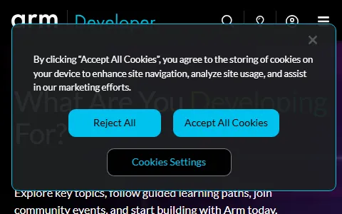 Arm Developer status preview image
