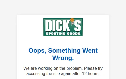 Dickssportinggoods status preview image