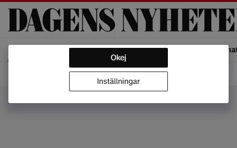 Dagens Nyheter Sverige status preview image