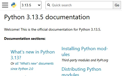 Python Documentation status preview image