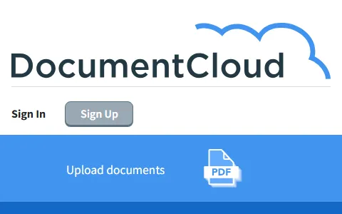 DocumentCloud status preview image