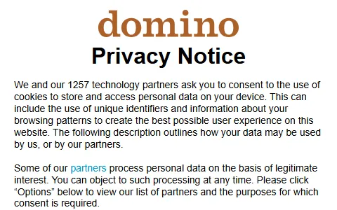 Domino status preview image
