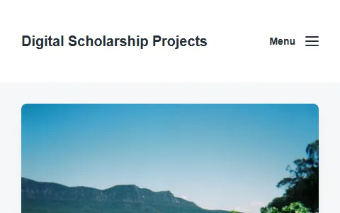 Digital Scholarship Projects status preview image