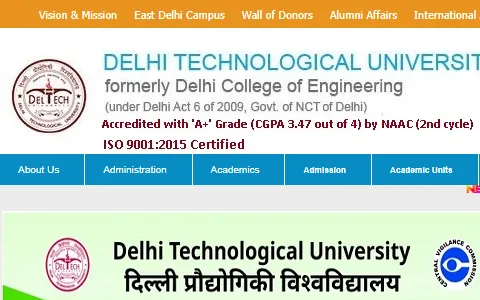 Delhi Technological University status preview image