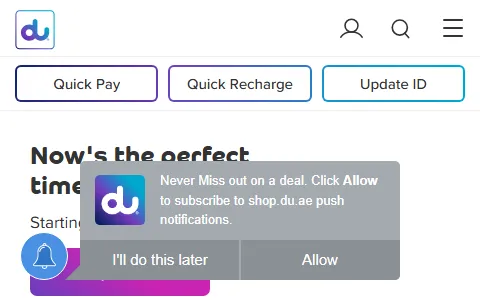 du UAE status preview image