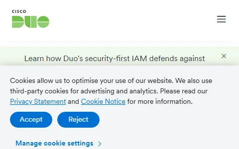 Duo Security status preview image