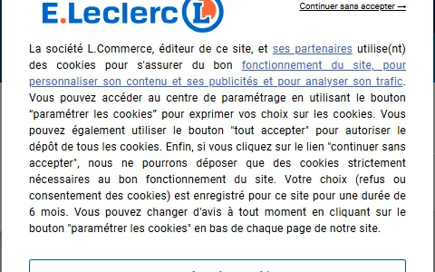 E. Leclerc status preview image