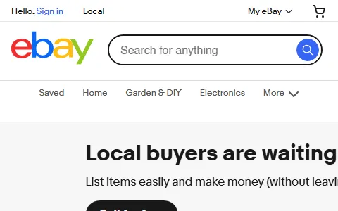 Ebay.co.uk status preview image