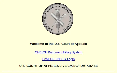Third Circuit CM/ECF status preview image