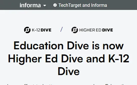 Education Dive status preview image
