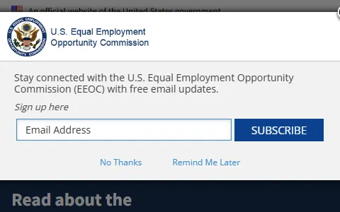 U.S. Equal Employment Opportunity Commission status preview image