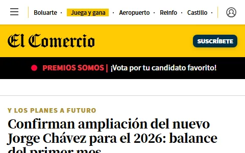 El Comercio Perú status preview image