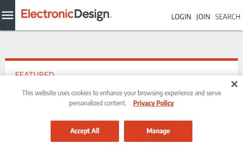 Electronic Design status preview image