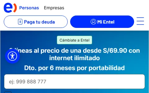 Entel Perú status preview image