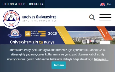 Erciyes.edu.tr status preview image
