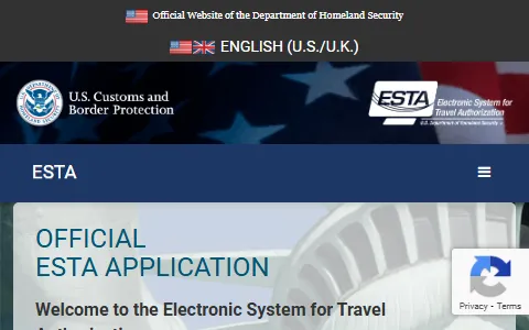 ESTA Application Website status preview image