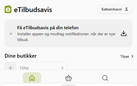 eTilbudsavis Denmark status preview image